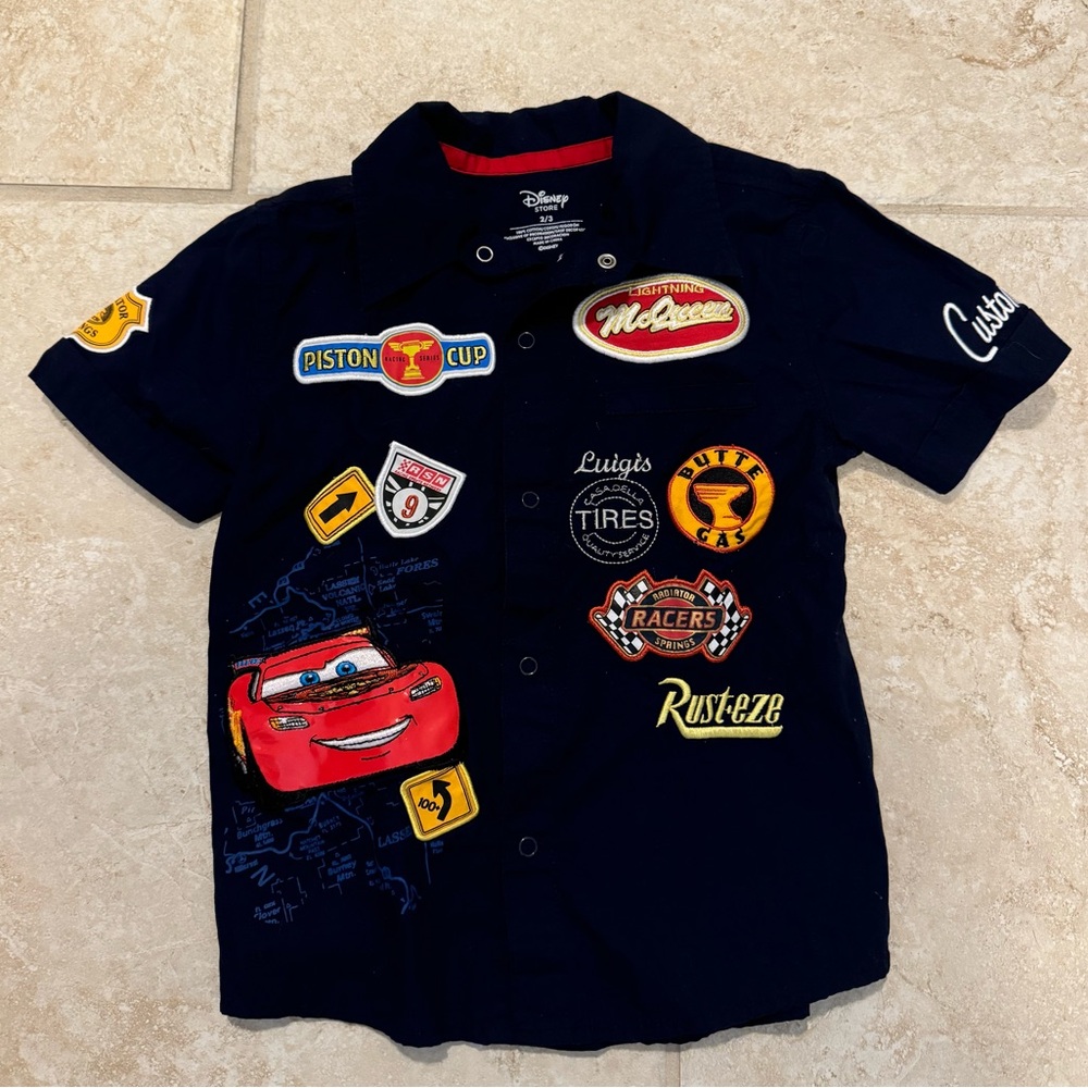 Boys Disney Cars Shirt.  Size 2/3T